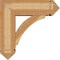 Ekena Millwork Thorton Arts and Crafts Rough Sawn Bracket w/ Offset Brace, Western Red Cedar, 8"W x 24"D x 24"H BKT0806X24X24THR03RWR - alternate 3